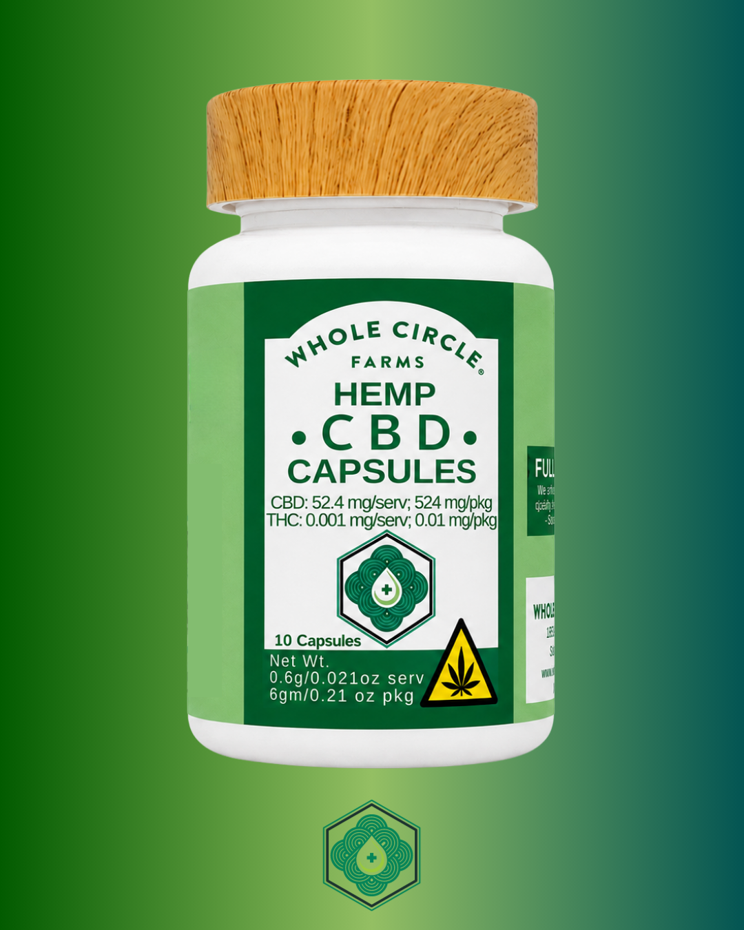 CBD Gel Capsules - 51.5mg