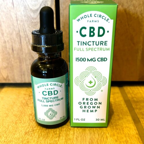 cbd tincture bottle and box