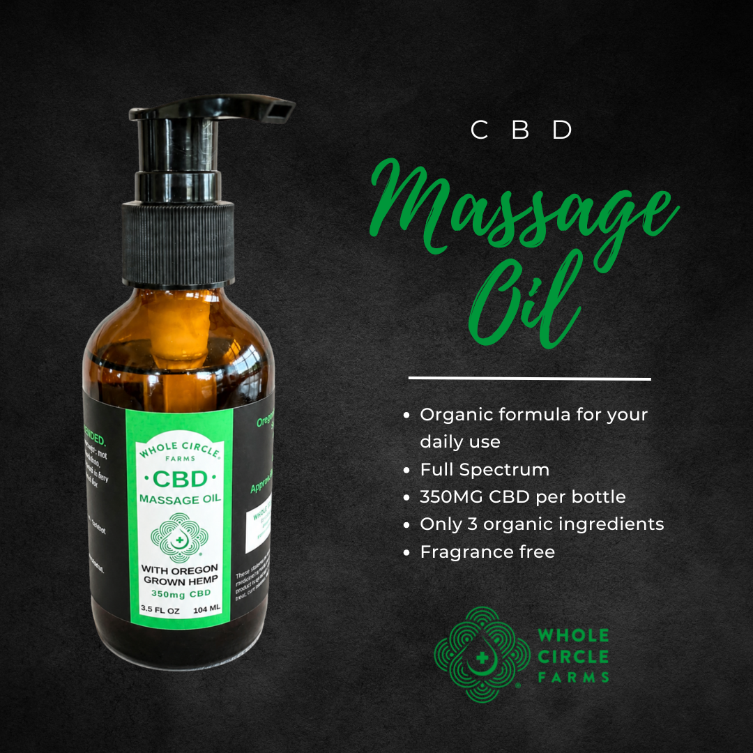 CBD Massage Oil | Whole Circle Farms