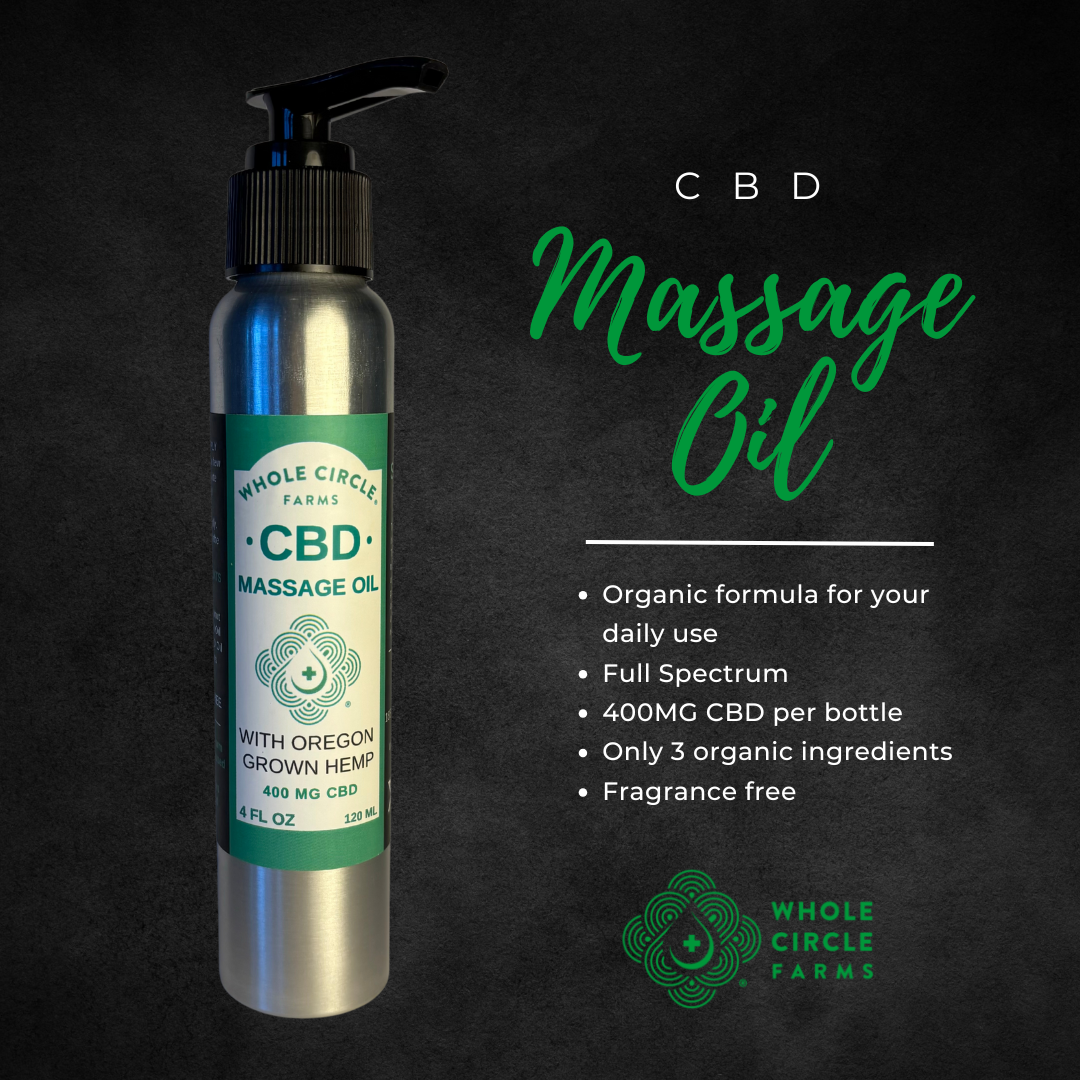 CBD Massage Oil | Whole Circle Farms