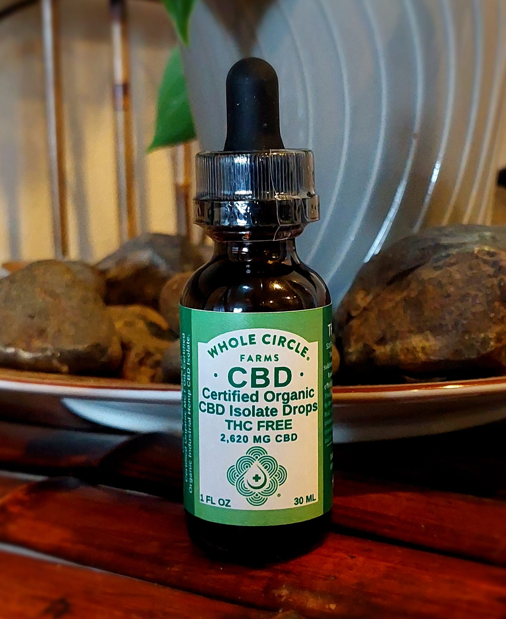 THC-Free CBD Isolate Drops | Pure & Potent | Whole Circle Farms